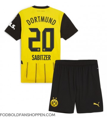 Borussia Dortmund Marcel Sabitzer #20 Hjemmebanetrøje Børn 2024-25 Kortærmet (+ Korte bukser)